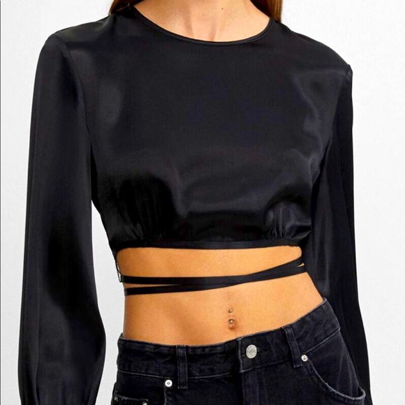 New Bershka Satin top - Size M - Picture 1 of 6